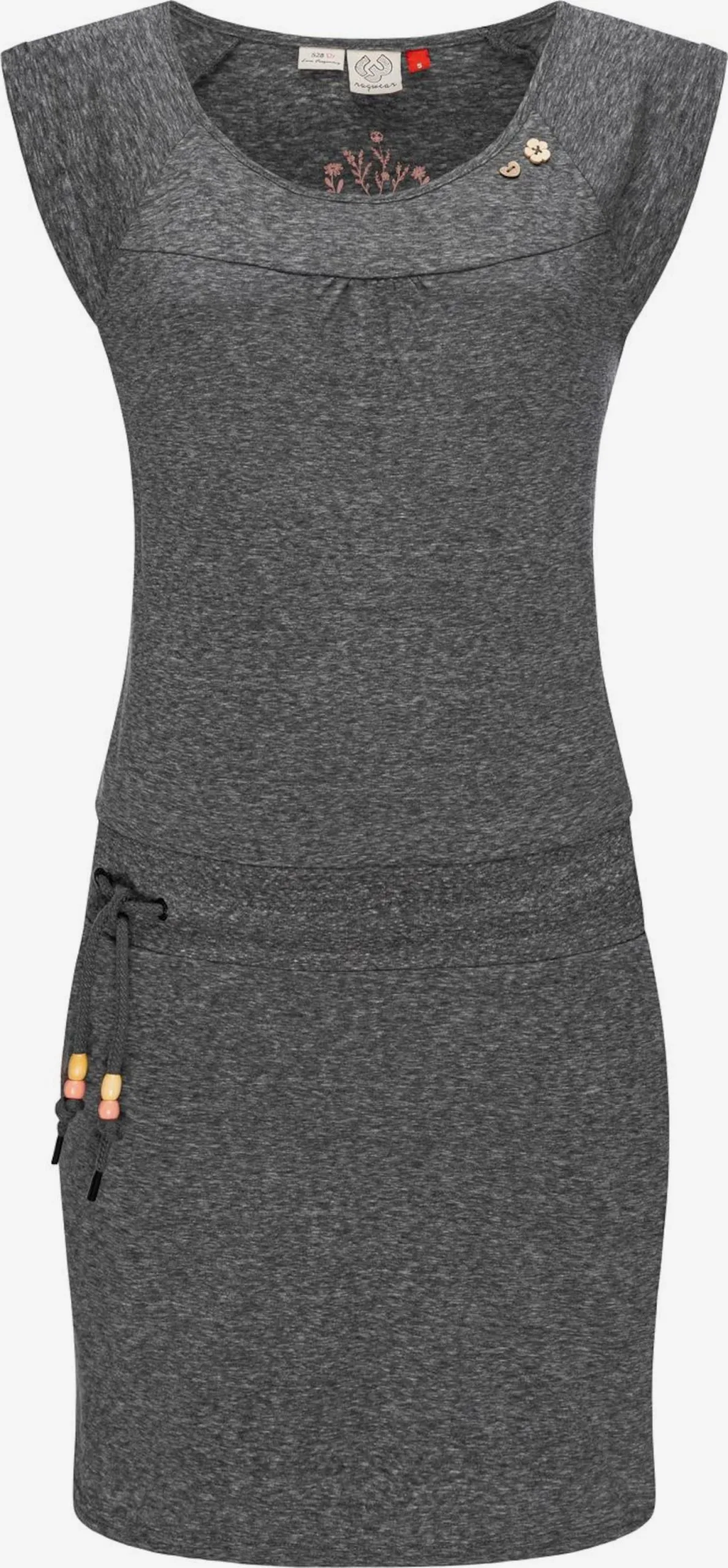 Ragwear Zomerjurken Zomerjurk Penelope Dames Grijs 1 Ragwear Zomerjurken Zomerjurk Penelope Dames Grijs