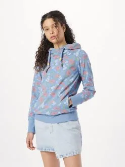 Ragwear Hoodies Sweatshirt GRIPY Dames Pastelblauw / Lichtblauw -Ragwear Verkoopwinkel 00b7fb7badc8e22d0c3a448f5379ae3c