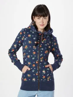 Ragwear Sweatvesten Sweatvest NESKA Dames Navy -Ragwear Verkoopwinkel 01829a4270358d33d4a81342346fa873