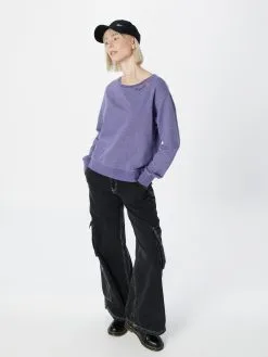 Ragwear Sweatshirts Sweatshirt HEIKKE Dames Blauw -Ragwear Verkoopwinkel 053ca8be793989c155b2b46201728c73