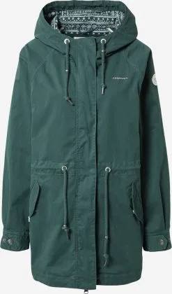 Ragwear Parkas Tussenparka SAPHARY Dames Donkergroen