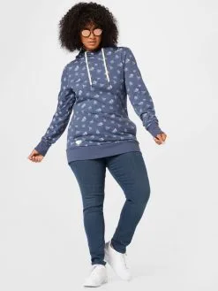 Hoodies Sweatshirt GRIPY Dames Lichtblauw / Blauw Gemêleerd -Ragwear Verkoopwinkel 0796ca55dea1572a35a38c4a0fdb05d0