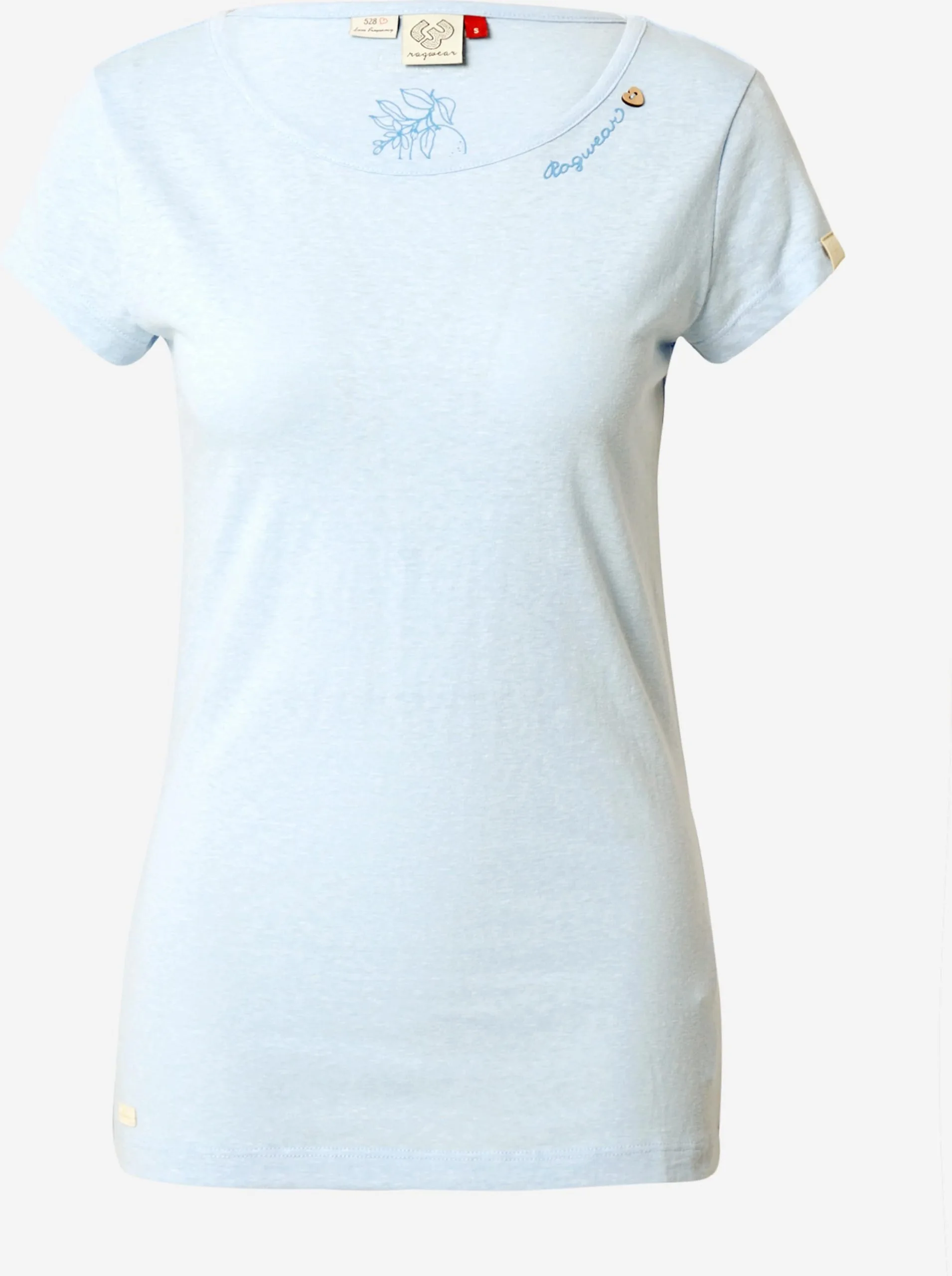 Ragwear T-shirts Shirt MINTT Dames Blauw / Pastelblauw 1 Ragwear T-shirts Shirt MINTT Dames Blauw / Pastelblauw