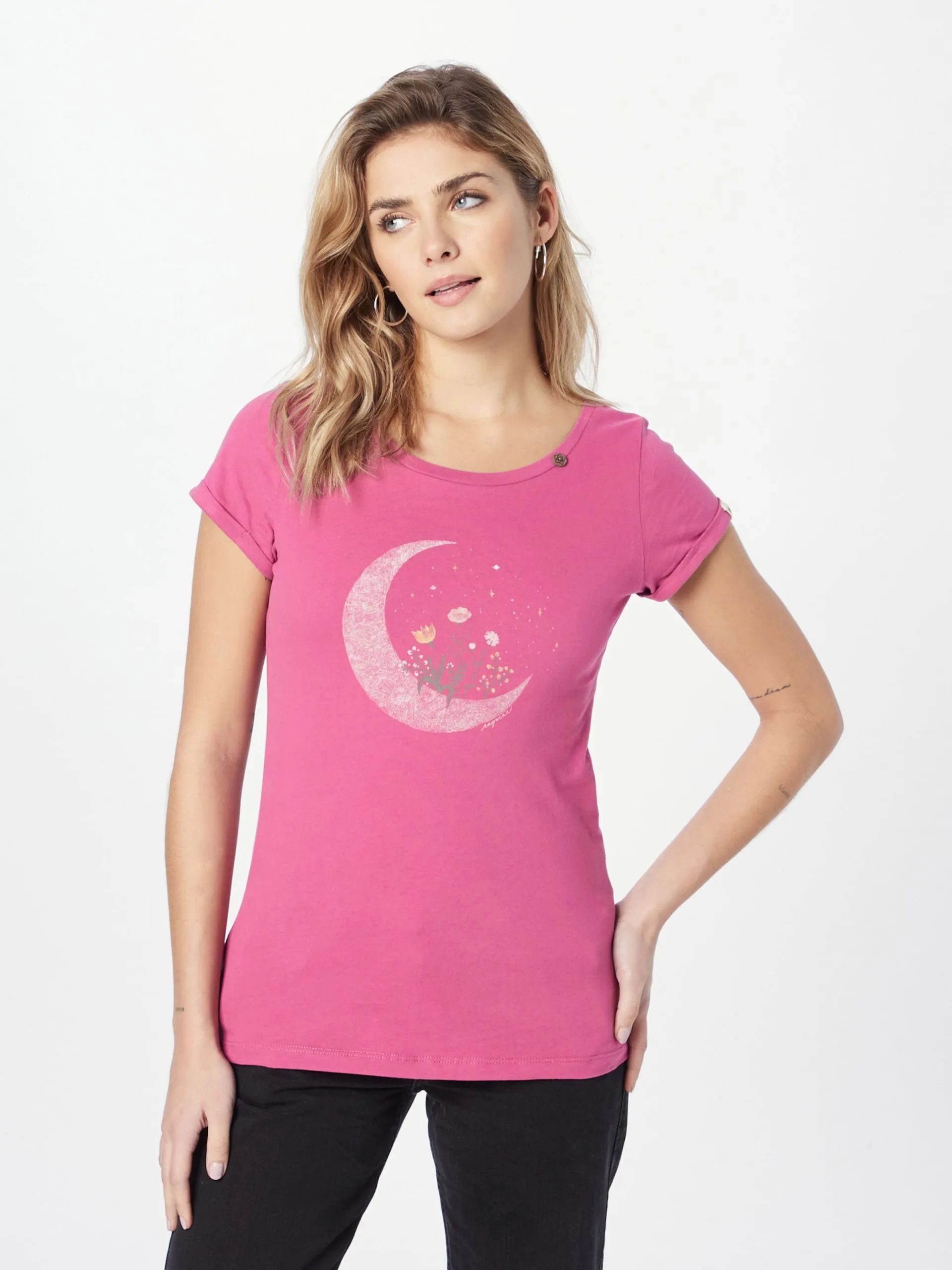 Ragwear T-shirts Shirt Dames Pink / Rosa 3 Ragwear T-shirts Shirt Dames Pink / Rosa - Afbeelding 3