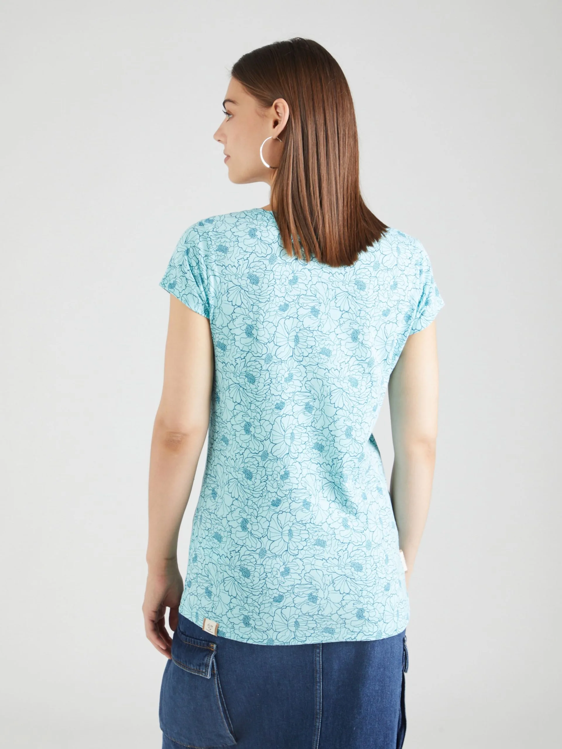 Ragwear T-shirts Shirt Dames Aqua 4 Ragwear T-shirts Shirt Dames Aqua - Afbeelding 4