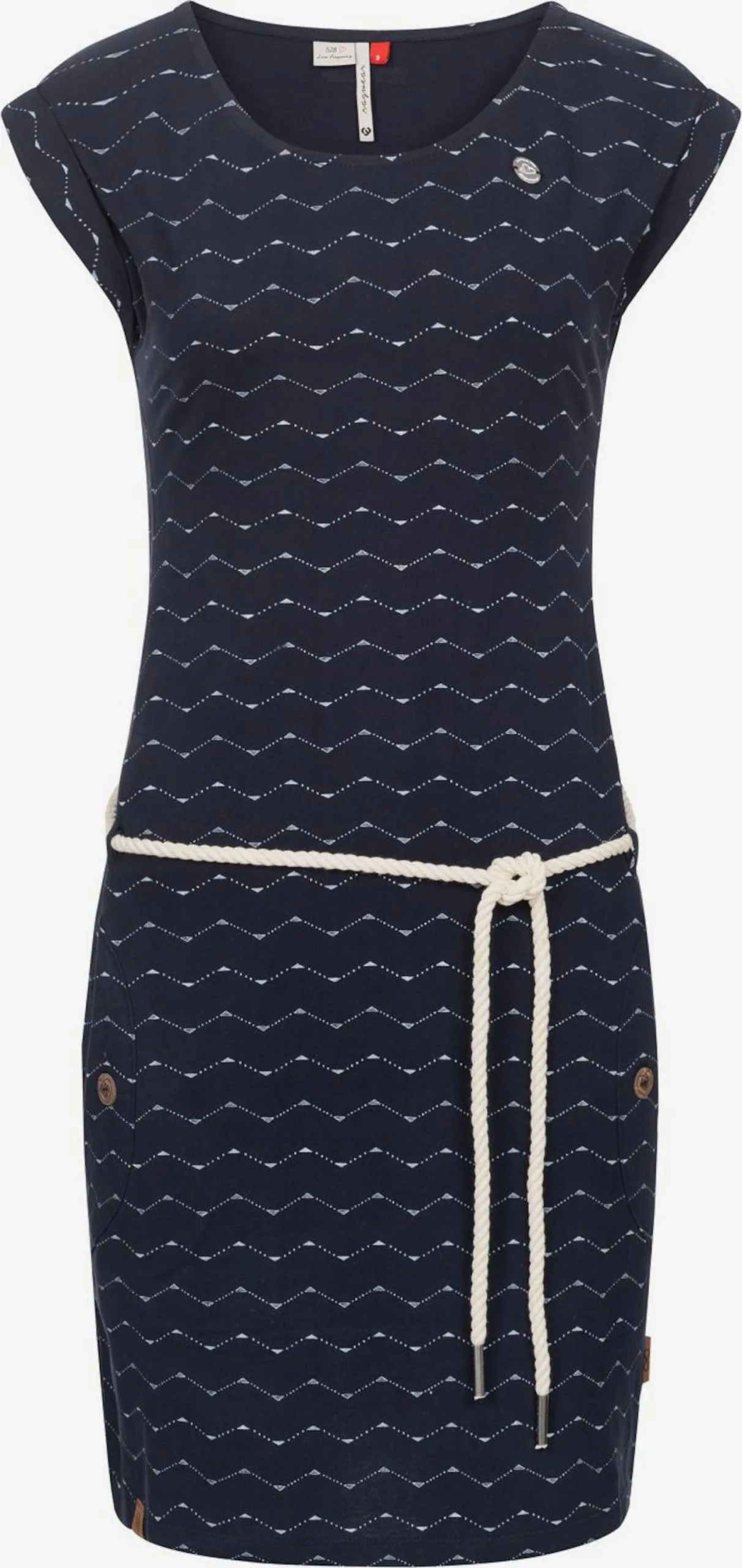 Ragwear Zomerjurken Zomerjurk Tag Zig Zag Dames Nachtblauw 1 Ragwear Zomerjurken Zomerjurk Tag Zig Zag Dames Nachtblauw