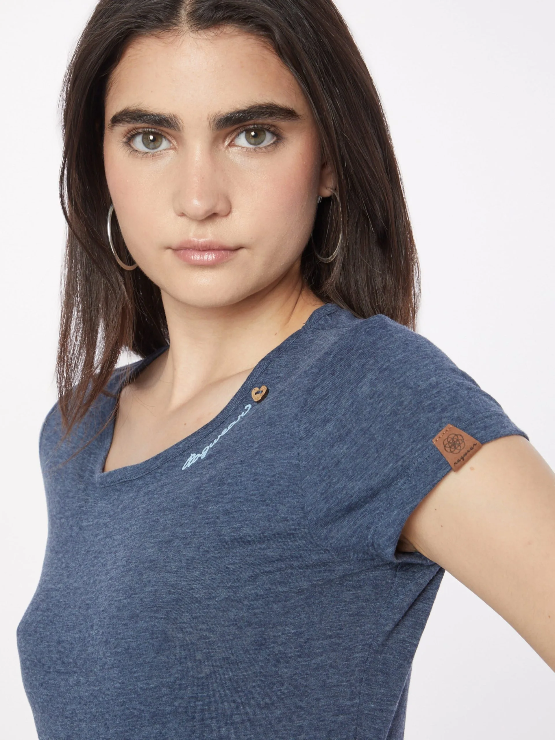 Ragwear T-shirts Shirt MINTT Dames Indigo 2 Ragwear T-shirts Shirt MINTT Dames Indigo - Afbeelding 2