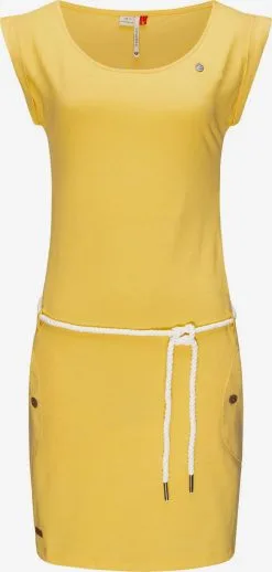 Ragwear Zomerjurken Zomerjurk Dames Geel