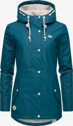 Ragwear Winterjassen Winterjas Marge Dames Blauw