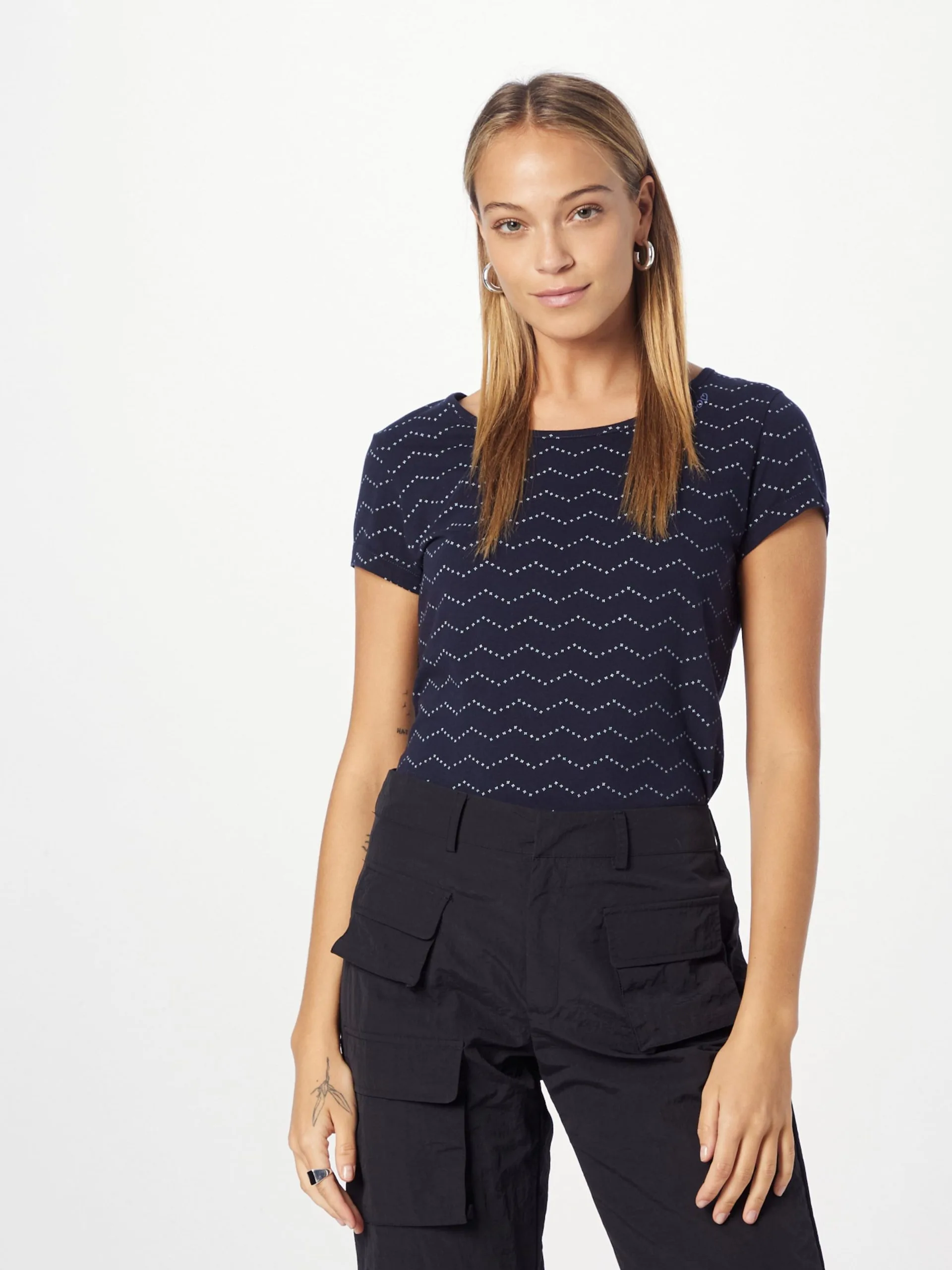 Ragwear T-shirts Shirt MINT Dames Navy / Royal Blue/koningsblauw 3 Ragwear T-shirts Shirt MINT Dames Navy / Royal Blue/koningsblauw - Afbeelding 3