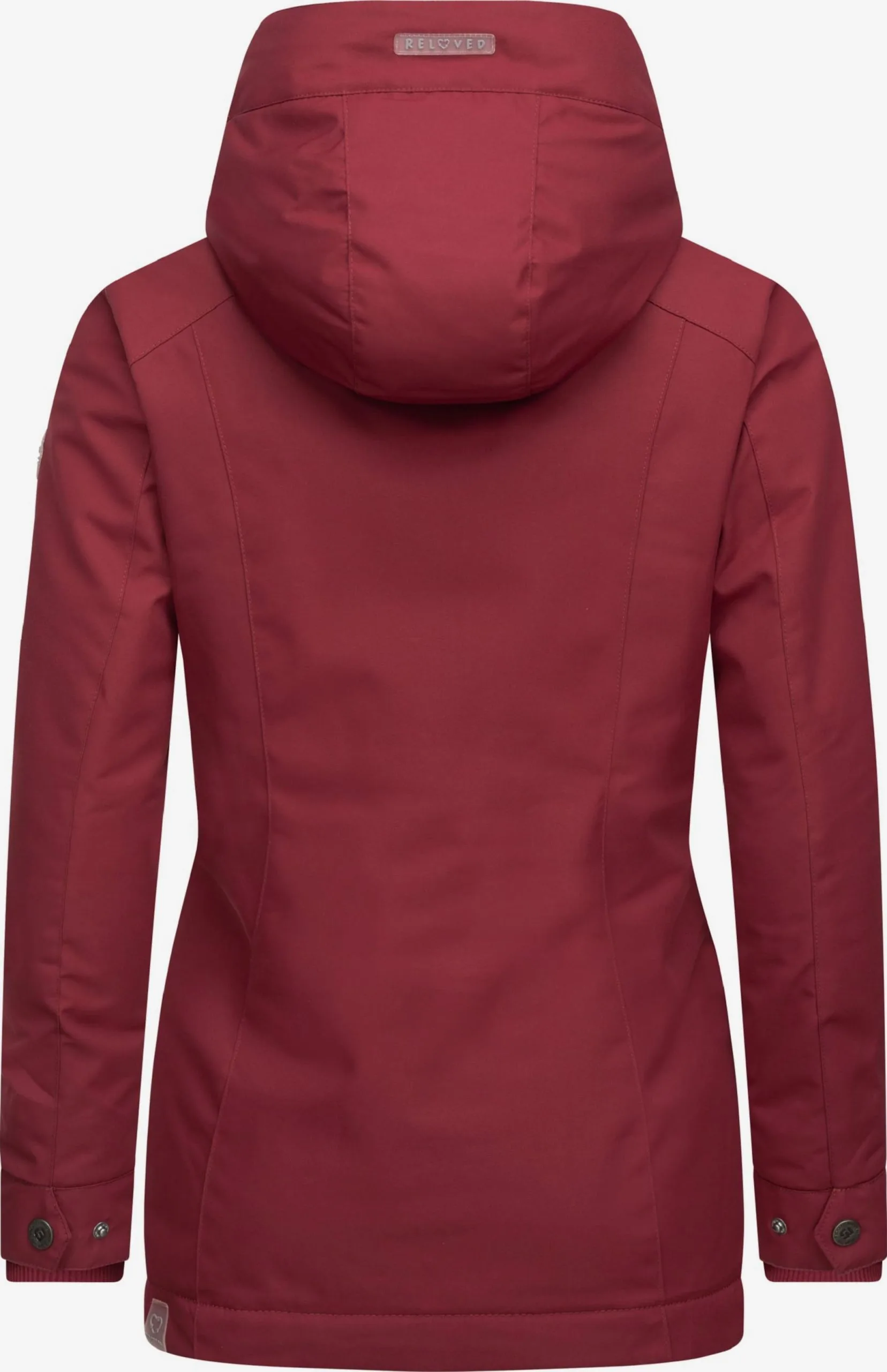 Ragwear Outdoor Jassen Functionele Jas Jazmin Remake II Dames Wijnrood 4 Ragwear Outdoor Jassen Functionele Jas Jazmin Remake II Dames Wijnrood - Afbeelding 4