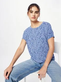 Ragwear T-shirts Shirt PECORI Dames Indigo / Lichtblauw -Ragwear Verkoopwinkel 1036b5a9e2e045358d5eba56bff2fe9b