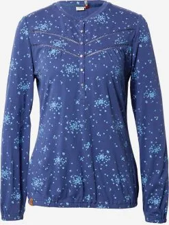 Ragwear Longsleeves Shirt CHAMBERY Dames Lichtblauw / Donkerblauw