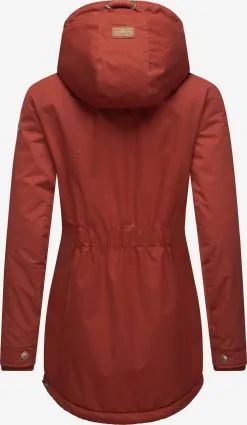 Ragwear Outdoor Jassen Functionele Jas Zuzka Dames Roestrood -Ragwear Verkoopwinkel 10f6ddd340f74669e21ace220536dc80
