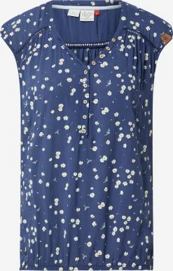 Ragwear Blouse Tops Blouse SALTY Dames Lichtblauw / Donkerblauw