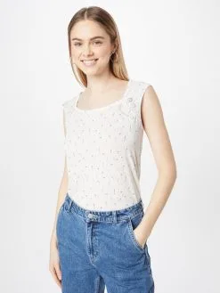 Ragwear Mouwloze Shirts Top MIKKE Dames Offwhite -Ragwear Verkoopwinkel 127018da636d0716ceba834f644e9012