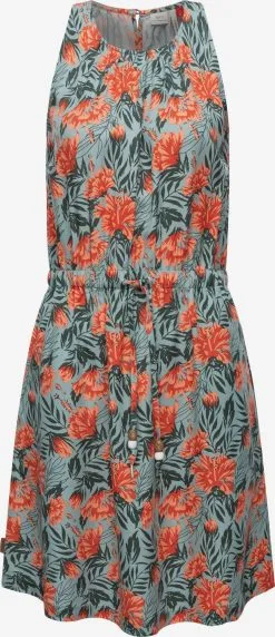 Ragwear Zomerjurken Zomerjurk Sanai Dames Smoky Blue