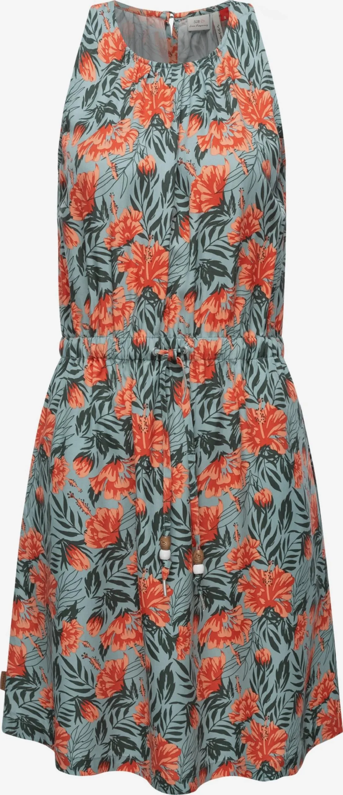 Ragwear Zomerjurken Zomerjurk Sanai Dames Smoky Blue 1 Ragwear Zomerjurken Zomerjurk Sanai Dames Smoky Blue