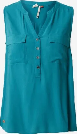 Ragwear Blouse Tops Blouse ROMANNA Dames Blauw