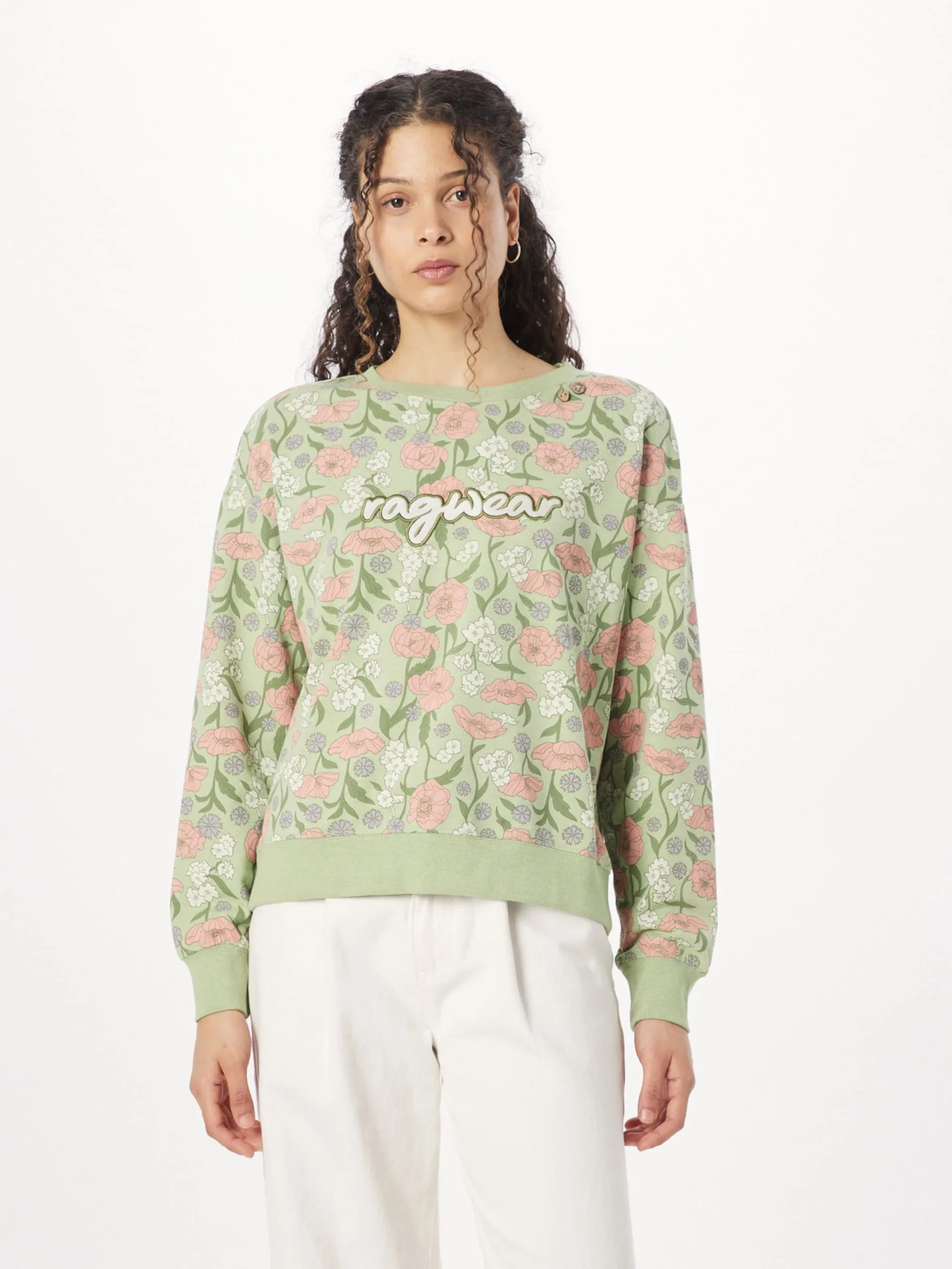 Ragwear Sweatshirts Sweatshirt JAVVA Dames Pastelgroen / Lichtgroen 3 Ragwear Sweatshirts Sweatshirt JAVVA Dames Pastelgroen / Lichtgroen - Afbeelding 3