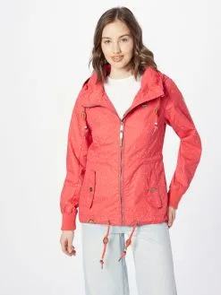 Ragwear Tussenjassen Tussenjas DANKKA Dames Rood -Ragwear Verkoopwinkel 15b40d14614156ea2a579a84c34115d6