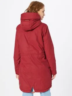 Ragwear Parkas Tussenparka ELBA Dames Rood -Ragwear Verkoopwinkel 1672b65eac1bf434580b9f2e4390e68c