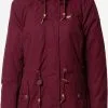 Ragwear Tussenjassen Tussenjas Monadis Dames Bordeaux