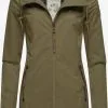 Ragwear Outdoor Jassen Functionele Jas Zuzka Dames Olijfgroen