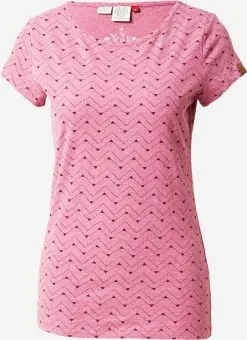Ragwear T-shirts Shirt Dames Rosa