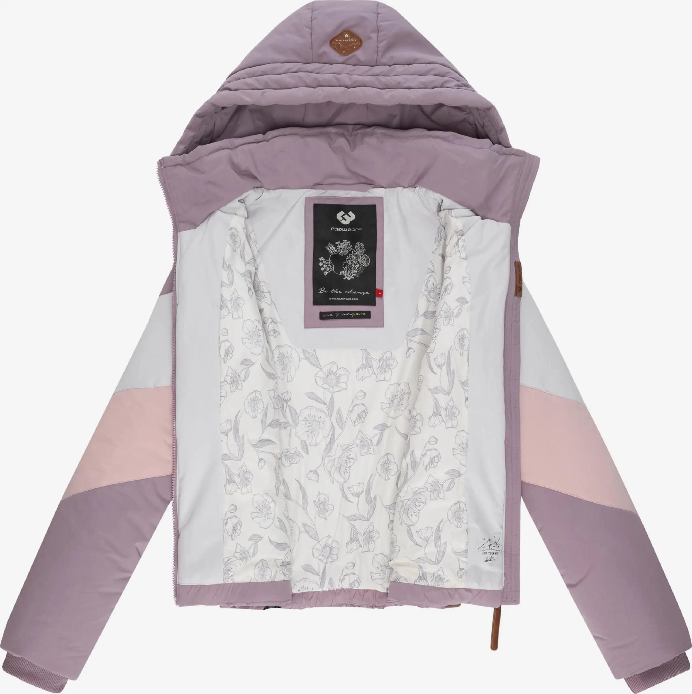 Ragwear Outdoor Jassen Functionele Jas Novva Dames Lavendel 5 Ragwear Outdoor Jassen Functionele Jas Novva Dames Lavendel - Afbeelding 5