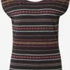 Ragwear T-shirts Shirt GREETA Dames Zwart