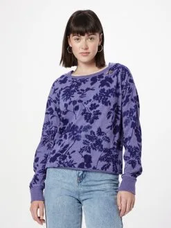 Ragwear Sweatshirts Sweatshirt NEREA Dames Nachtblauw / Blauw Gemêleerd -Ragwear Verkoopwinkel 1efee2a7a0327e5b4ac59f0c5ac86ccd