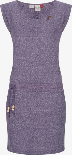 Ragwear Zomerjurken Zomerjurk Penelope Dames Donkerlila