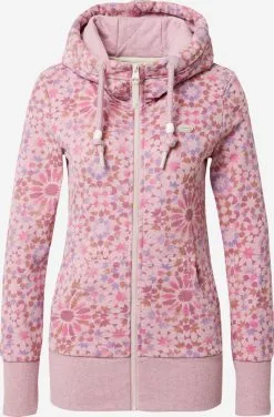 Ragwear Sweatvesten Sweatvest NESKA Dames Pink / Oudroze