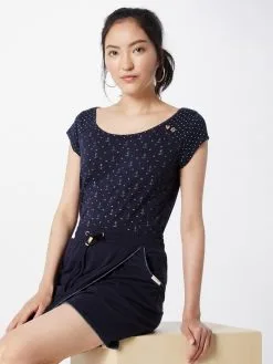 Ragwear T-shirts Shirt ROSANNE Dames Navy / Lichtblauw 7 Ragwear T-shirts Shirt ROSANNE Dames Navy / Lichtblauw -Ragwear Verkoopwinkel 204d683532b44bf0c5f72434b683d8a9