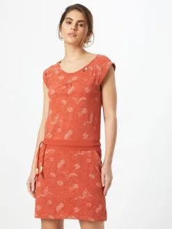 Ragwear Zomerjurken Zomerjurk PENELOPE Dames Oranjerood -Ragwear Verkoopwinkel 213b54535e8d3adc72a107019430f02a