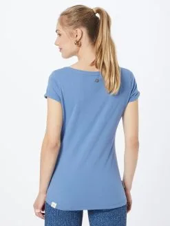 Ragwear T-shirts Shirt FLORAH Dames Blauw -Ragwear Verkoopwinkel 250362cb2754562250d8e76fa8fc1400