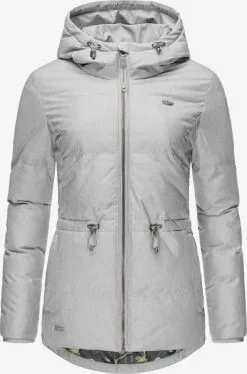 Ragwear Outdoor Jassen Functionele Jas Calena Dames Grijs / Lichtgrijs