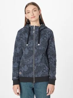 Ragwear Sweatvesten Sweatvest Dames Blauw / Nachtblauw -Ragwear Verkoopwinkel 270cd1b26e846301abf9e7ecdef52d56