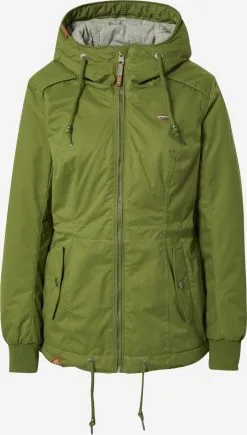 Ragwear Parkas Tussenparka DANKKA Dames Riet