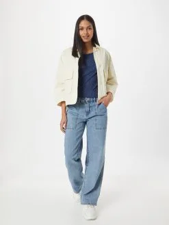 Ragwear T-shirts Shirt MINTT Dames Lichtblauw / Donkerblauw -Ragwear Verkoopwinkel 2b5a6fb2c1b2b21ba6486832419cb9c2