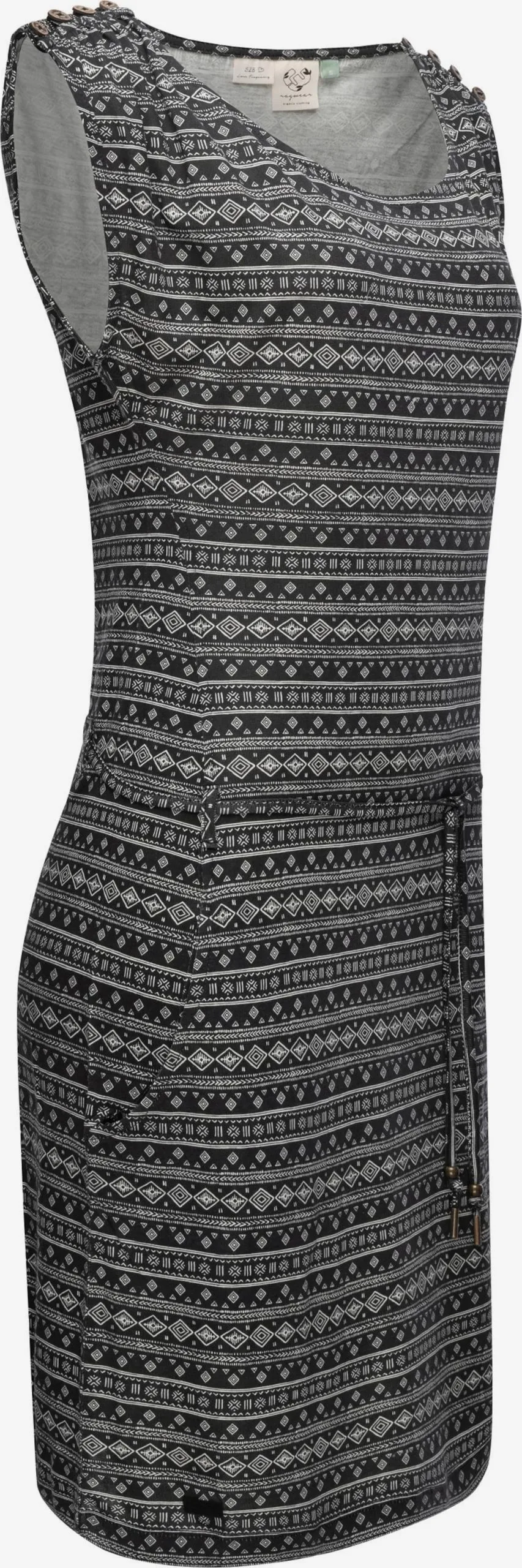 Ragwear Zomerjurken Zomerjurk Chego Dames Zwart 2 Ragwear Zomerjurken Zomerjurk Chego Dames Zwart - Afbeelding 2