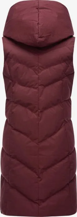 Ragwear Bodywarmers Bodywarmer Natalka Dames Wijnrood -Ragwear Verkoopwinkel 31061b0219540f16927a43085559b368