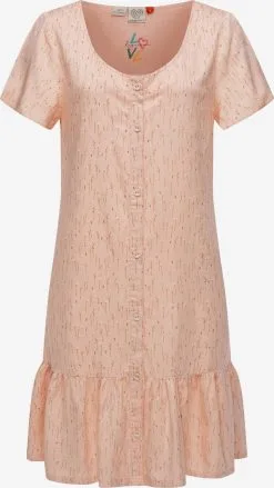 Ragwear Zomerjurken Zomerjurk Fialina Dames Nude
