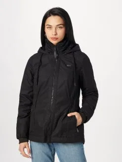 Ragwear Tussenjassen Tussenjas VARVARRA Dames Zwart -Ragwear Verkoopwinkel 34958f8b58b8357a8146db486fd830c3