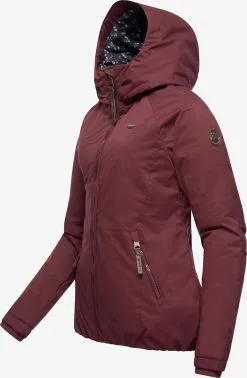 Ragwear Outdoor Jassen Functionele Jas Dizzie Dames Wijnrood -Ragwear Verkoopwinkel 3b9d083146c693f3e6f03515acbe01d0