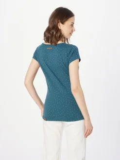 Ragwear T-shirts Shirt Dames Blauw -Ragwear Verkoopwinkel 3badaac29ca8503f24b575092df451fe