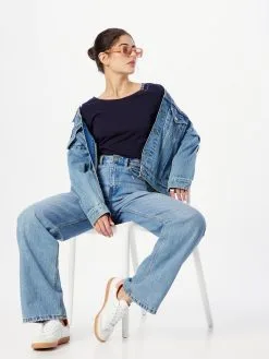 Ragwear Longsleeves Shirt FLORAH Dames Navy / Lichtblauw -Ragwear Verkoopwinkel 3bc11917e1785312a0f47b79a3262bd6