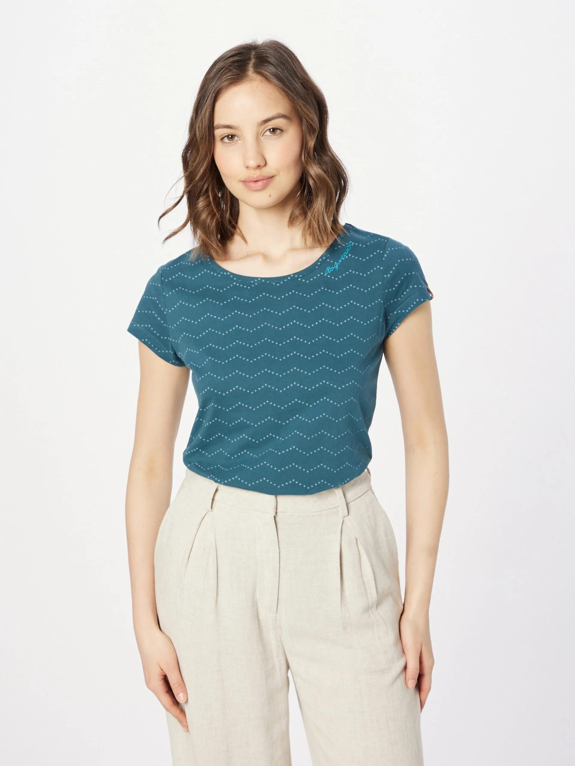 Ragwear T-shirts Shirt Mintt Dames Donkergroen 3 Ragwear T-shirts Shirt Mintt Dames Donkergroen - Afbeelding 3