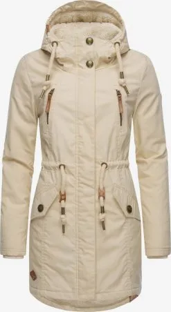 Ragwear Parkas Winterparka Elsie Dames Beige -Ragwear Verkoopwinkel 3f4342a588ebaca1d3a6e4f88217a0b4